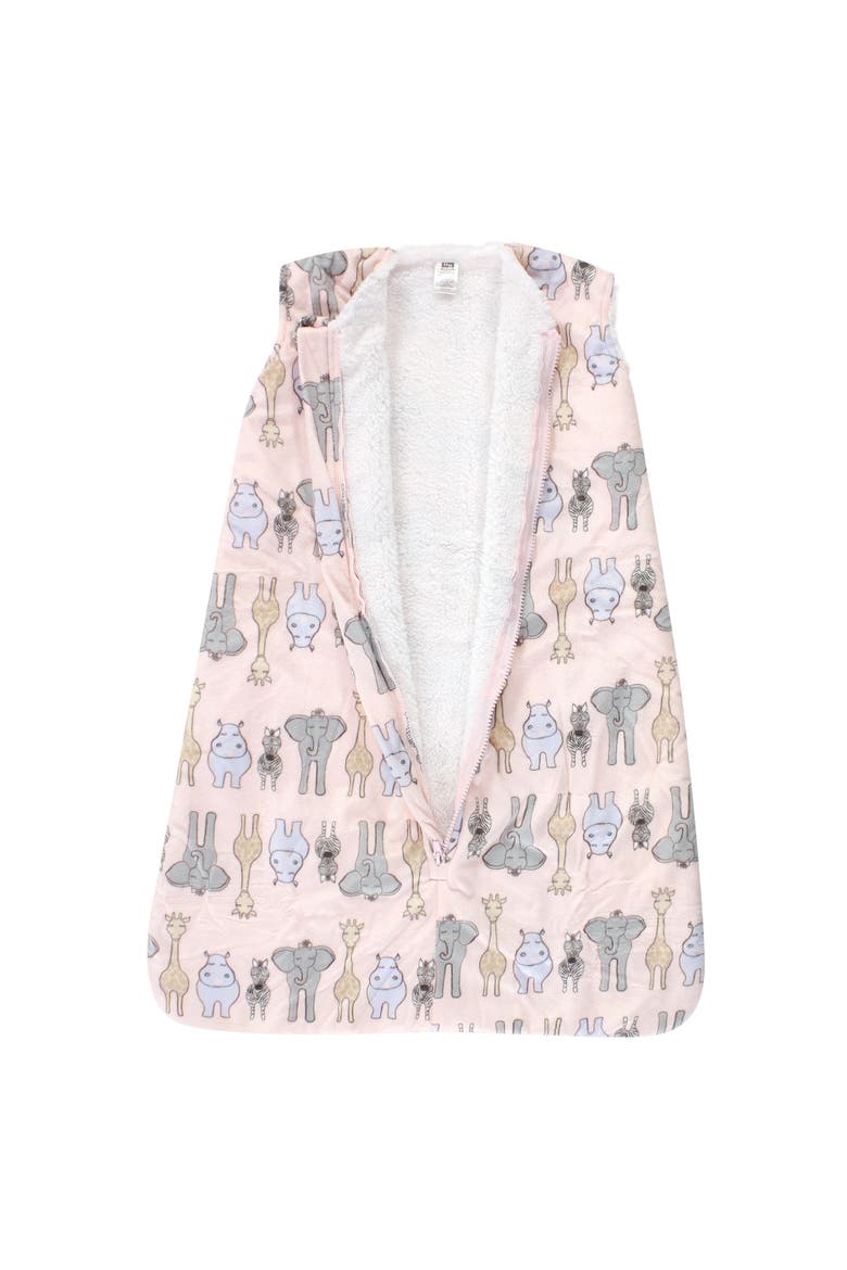 Mink with Inner Sleeping Bag, Sack, Blanket, Alternate, color, Pink Safari