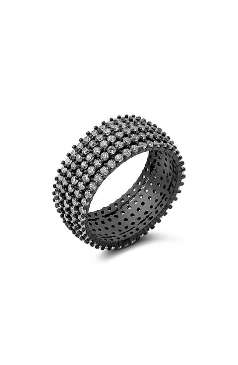 Pave Cigar Ring
