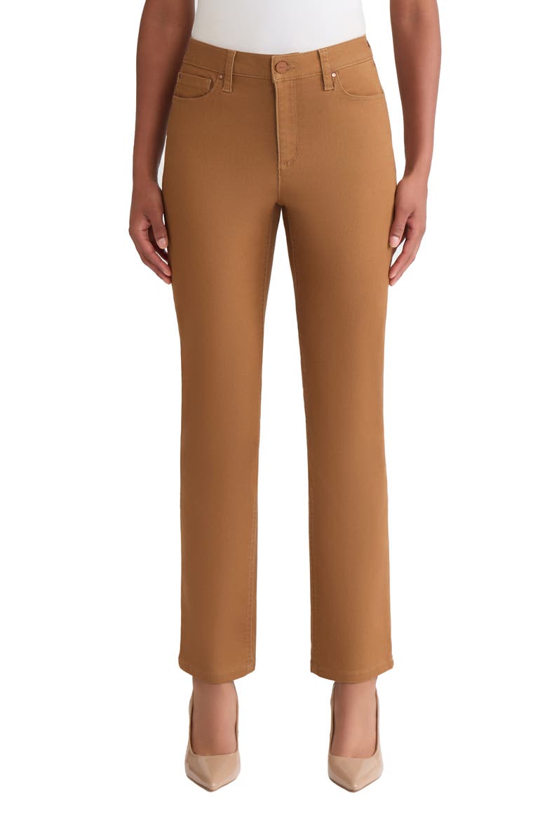 Lexington Straight Leg Jeans, Main, color, CARAMEL