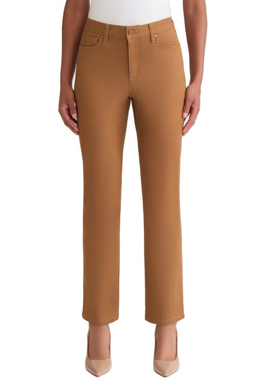 Jones New York Lexington Straight Leg Pants In Brown