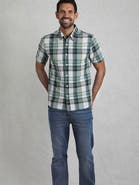 Weird Fish Judd Short Sleeve Check Shirt