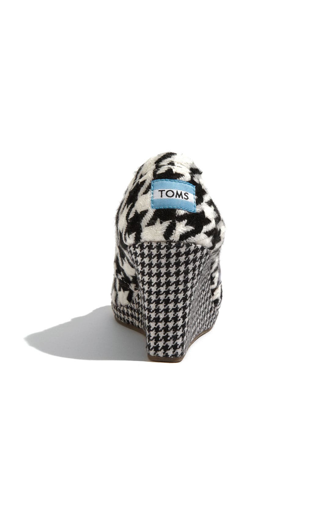 TOMS 'Scottish Houndstooth' Wedge, Alternate, color, 