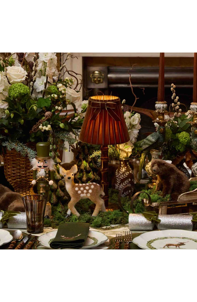 Mrs. Alice Burnt Wooden Rechargeable Lamp, Alternate, color, Brown