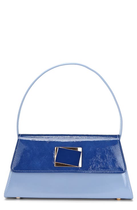 Patent Faux Leather Handbag