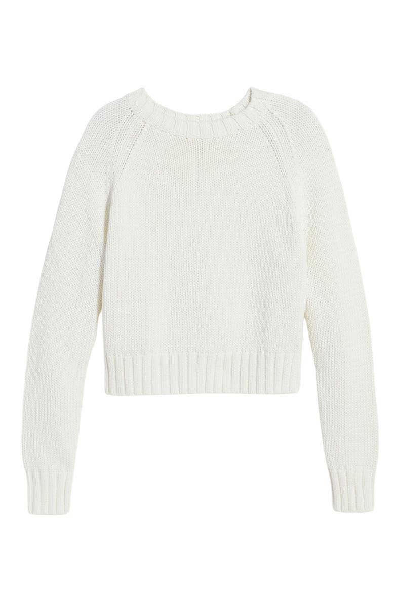 vineyard vines Chunky Cotton Blend Crewneck Sweater, Alternate, color, 