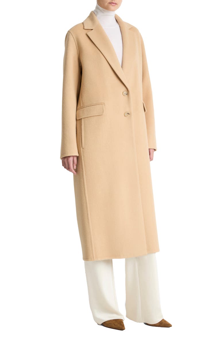 Classic Wool Blend Coat, Alternate, color, CAMEL