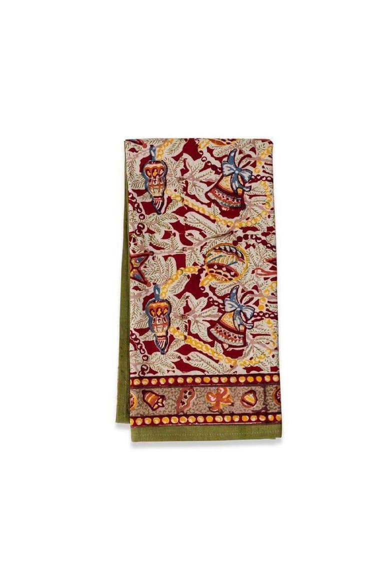 Noel Tea Towels, Main, color, Red/Green 20" x 30"