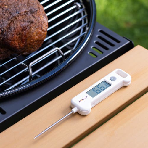 Maverick Folding Probe Digital Thermometer In White