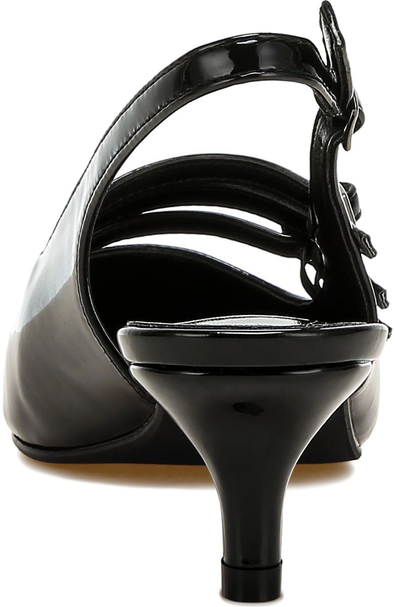 Rag & Co Kanebei Slingback Pump, Alternate, color, Black