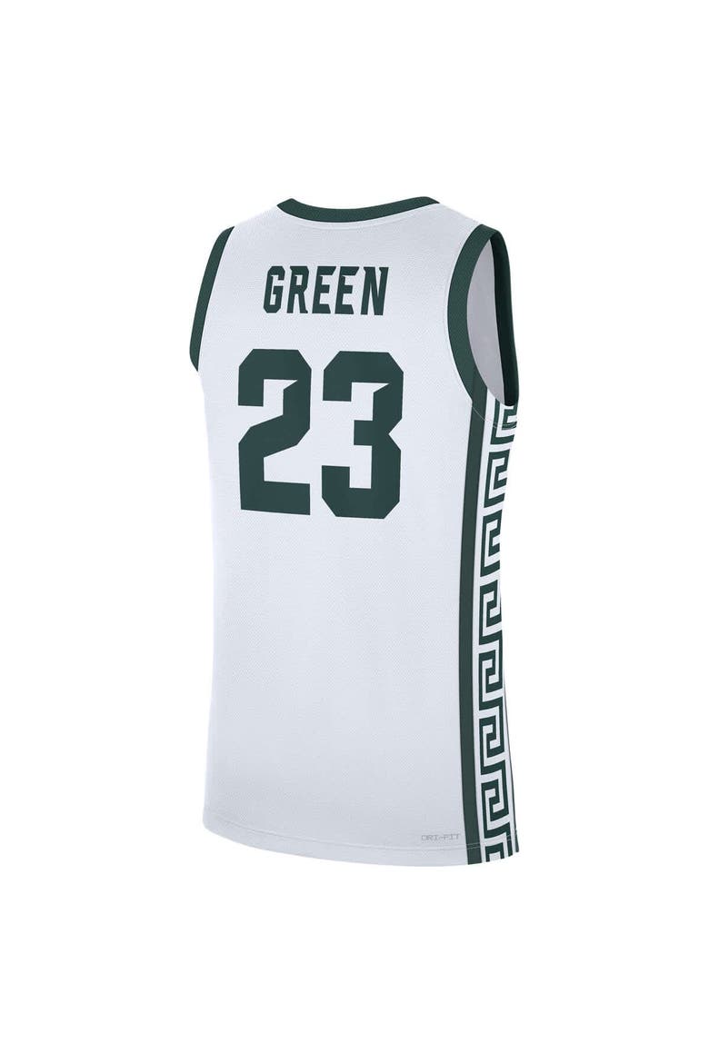 Men's Nike Draymond Green White Michigan State Spartans Performance Replica Basketball Jersey, Alternate, color, White