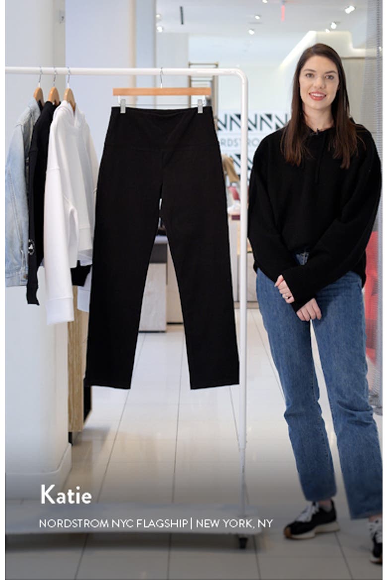 'Lyssentials High Waist Straight Leg Stretch Denim Jeans video