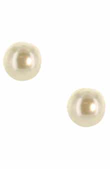 Imitation Pearl Stud Earrings