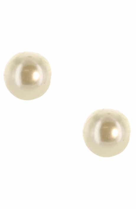 Imitation Pearl Stud Earrings