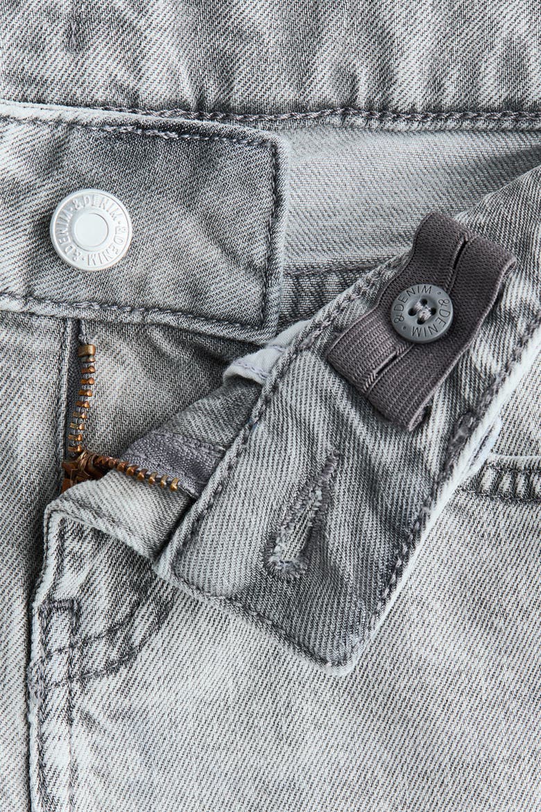 Straight Leg Jeans, Alternate, color, Light denim gray