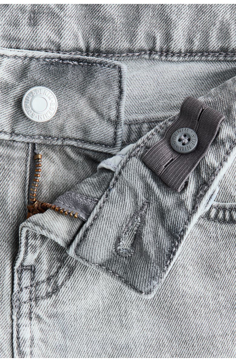 H&M Straight Leg Jeans, Alternate, color, Light Denim Gray