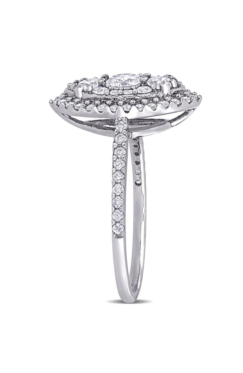 Julianna B. Diamond Composite Engagement Ring 10k, Alternate, color, 10K White Gold