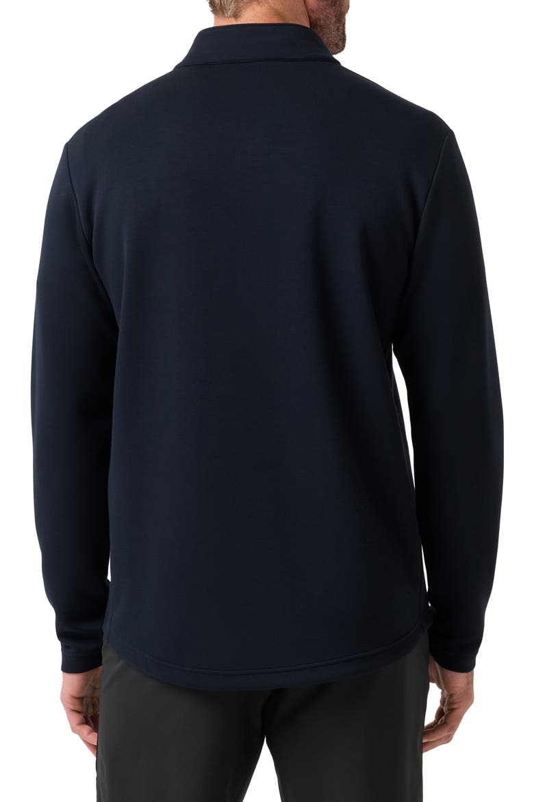 Fibercloud Quarter Zip Sweatshirt, Alternate, color, BLACK