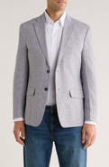 Tommy Hilfiger Check Notch Lapel Linen Blazer