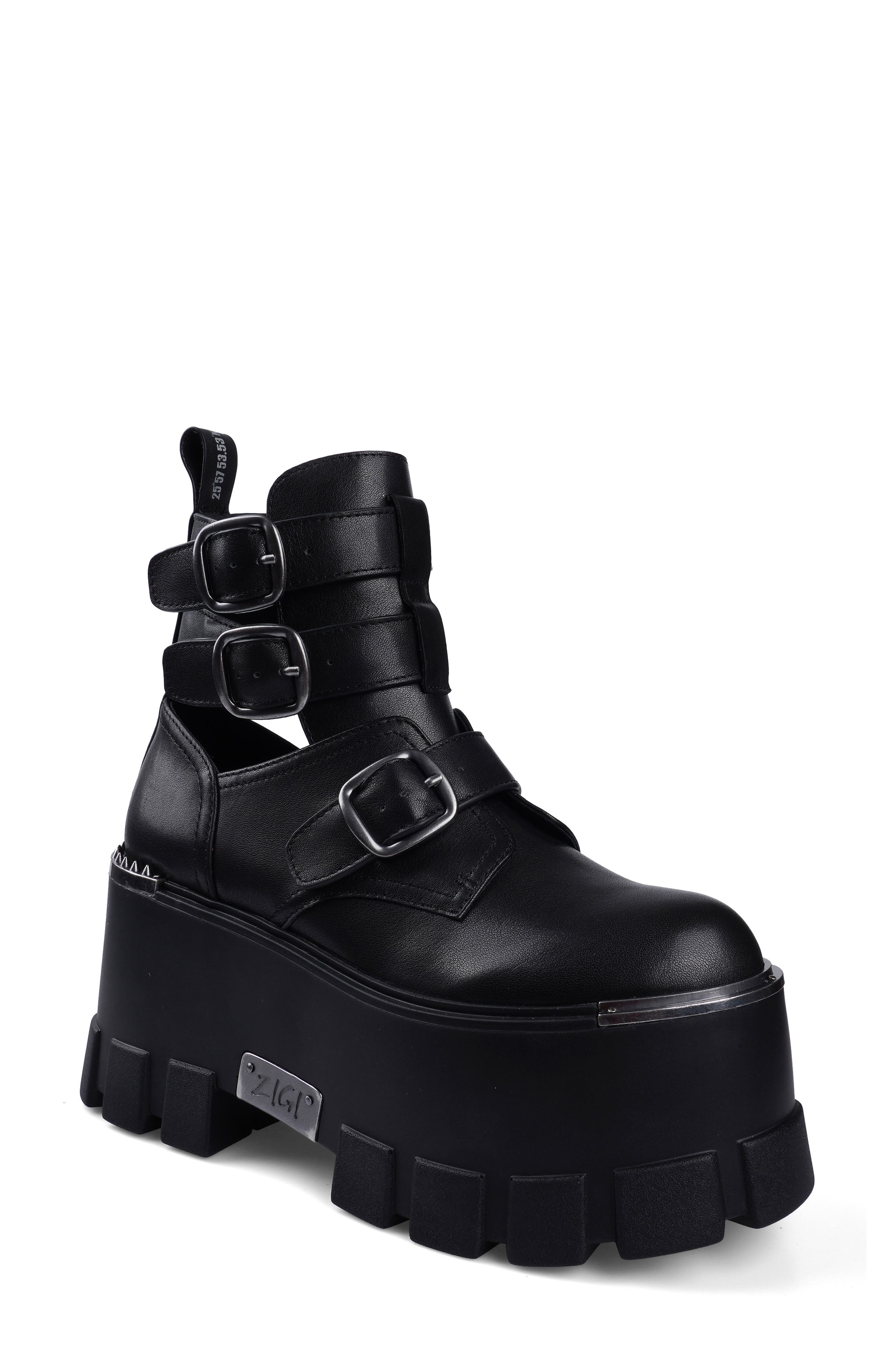 ZIGI Irana Platform Bootie, Main, color, Black