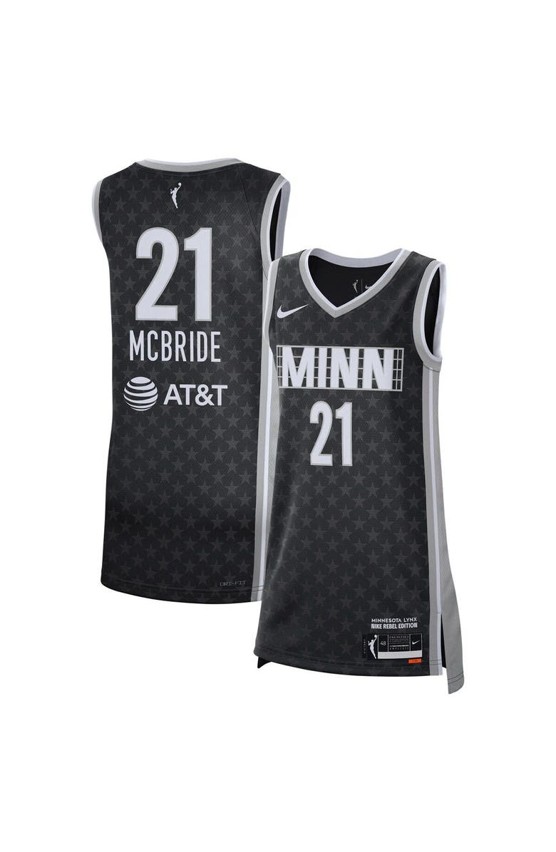Nike Women's Nike Kayla McBride Black Minnesota Lynx 2021 Rebel Edition Victory Player Jersey, Main, color,