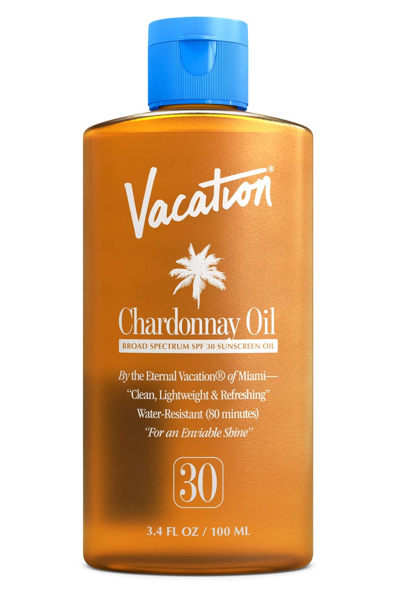 Chardonnay Oil SPF 30 Sunscreen Oil, Main, color, NO COLOR
