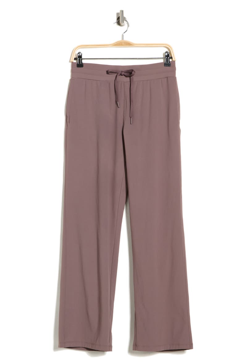 On The Move Mid Rise Straight Leg Pants, Alternate, color, GREY PLUM