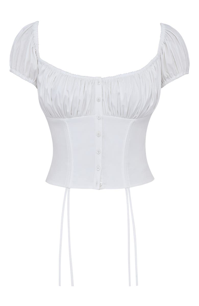 Chicca Square Neck Corset Top