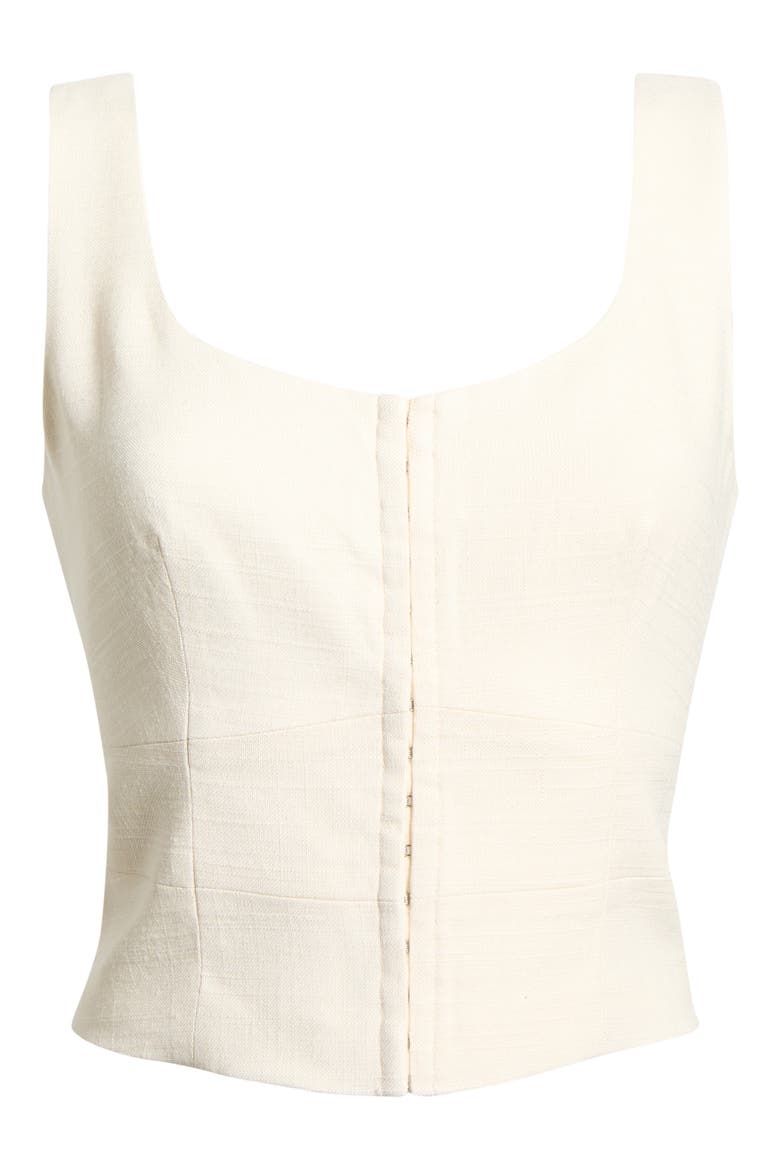 Carra Corset Top, Alternate, color, BONE