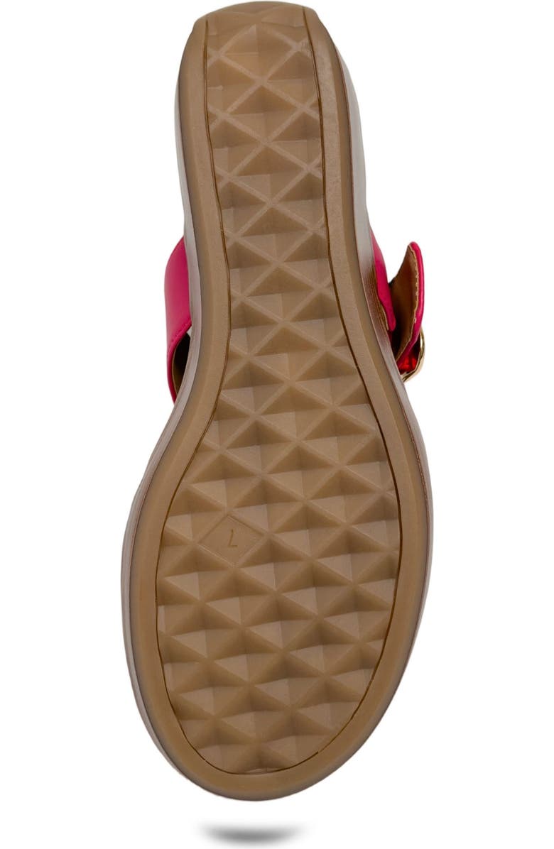 Aerosoles Izola Wedge Flip Flop, Alternate, color, Magenta