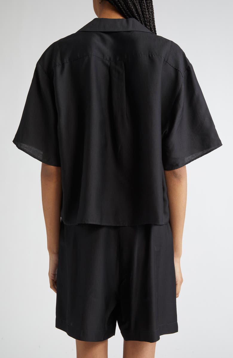 BITE Studios Luna Frill Asymmetric Short Sleeve Shirt, Alternate, color, 