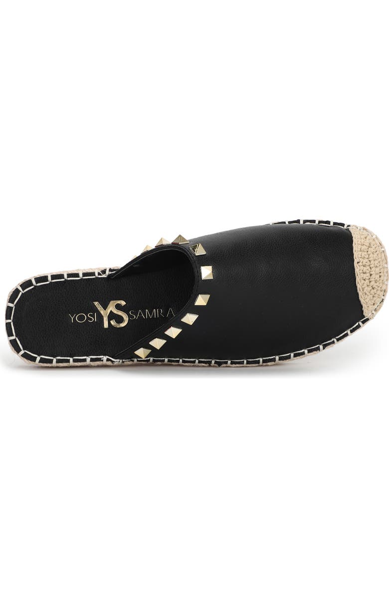 Yosi Samra Paloma Studded Espadrille Mule, Alternate, color,