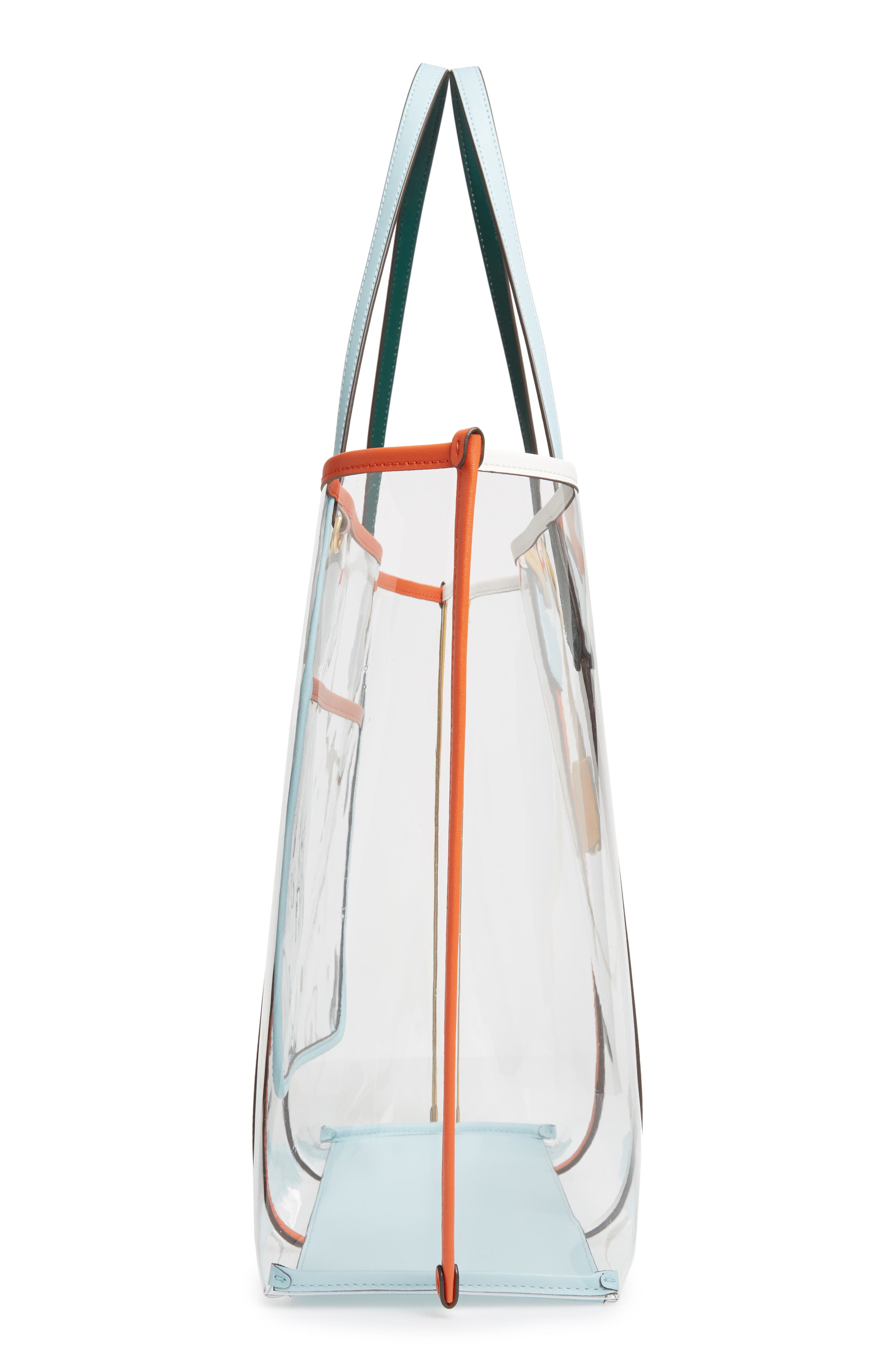 Tory Burch Perry Transparent Tote, Alternate, color, 