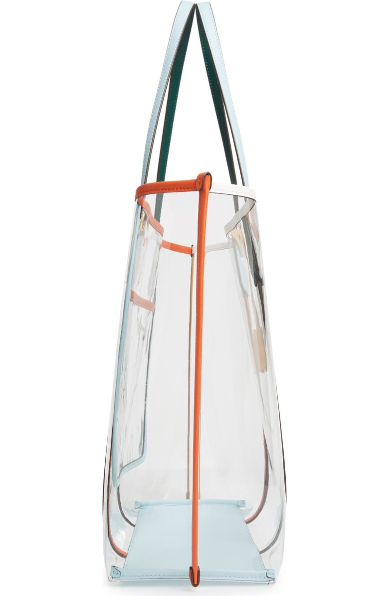 Tory Burch Perry Transparent Tote, Alternate, color,