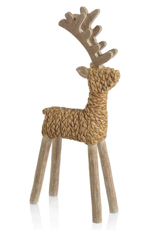 Lettice Set of 2 Standing Deer Figurines