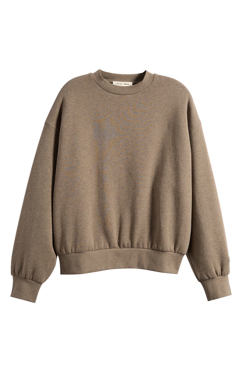 Fear of God Essentials Classic Crewneck Sweatshirt, Alternate, color, Homestead Heather