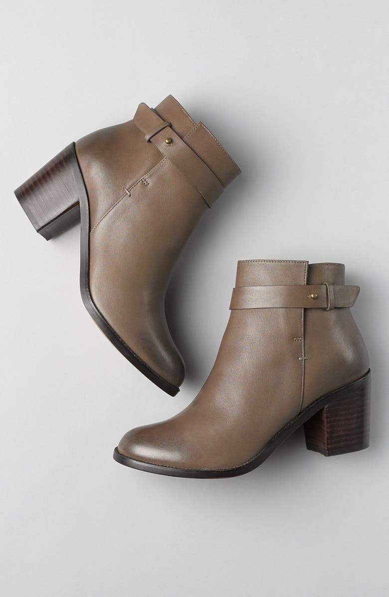 Halogen<sup>®</sup> 'Glenna' Leather Ankle Bootie, Alternate, color,