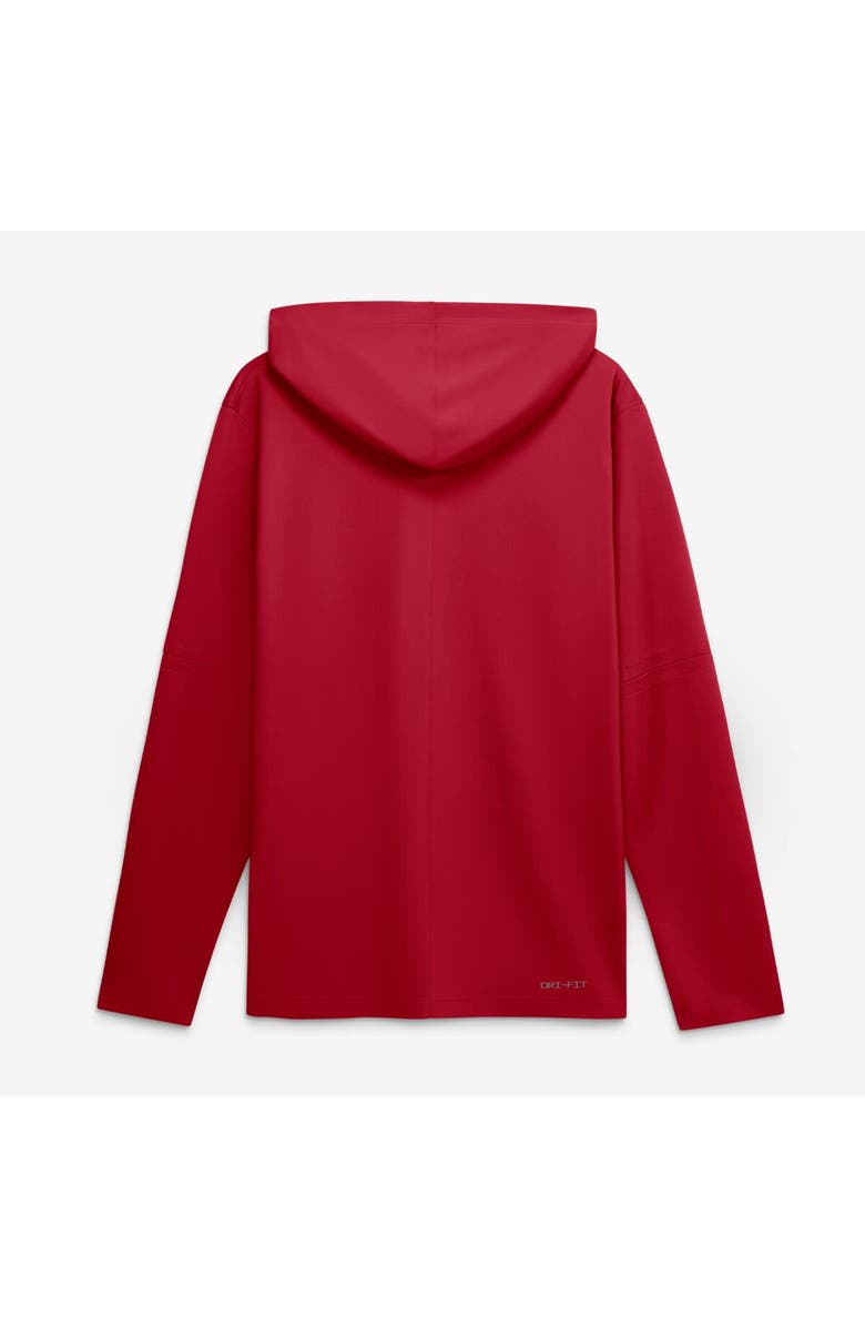 Nike Men's Nike Red Texas Rangers 2026 City Connect Dri-FIT Long Sleeve Hooded T-Shirt, Alternate, color, Red