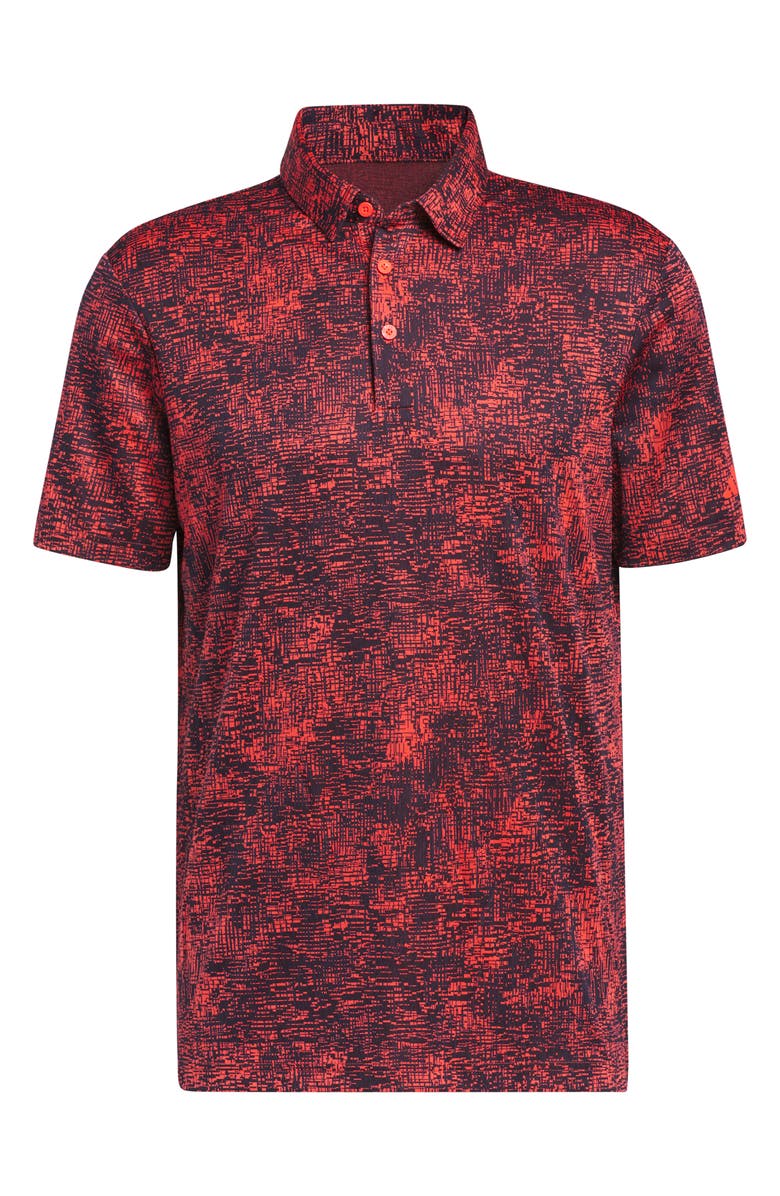 adidas Golf Aerial Jacquard Golf Polo, Alternate, color,