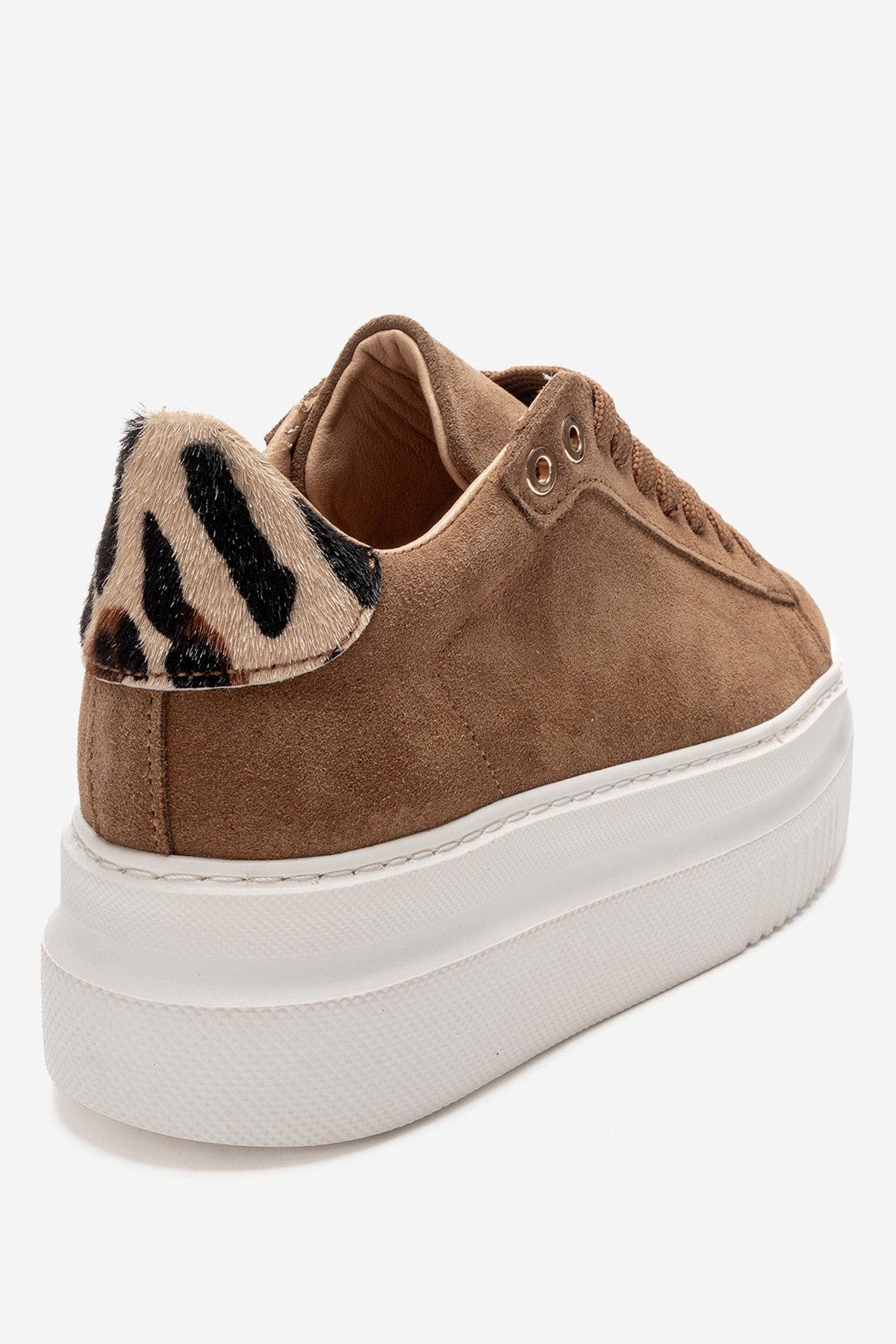 Nera Leather Casual Sneaker, Alternate, color, Cognac Suede