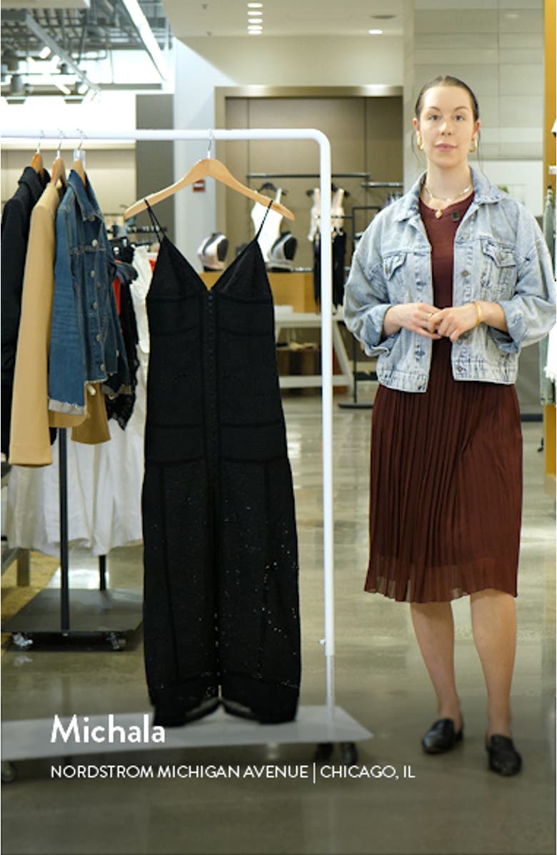 Dahlia Embroidered Eyelet Maxi Dress, sales video thumbnail