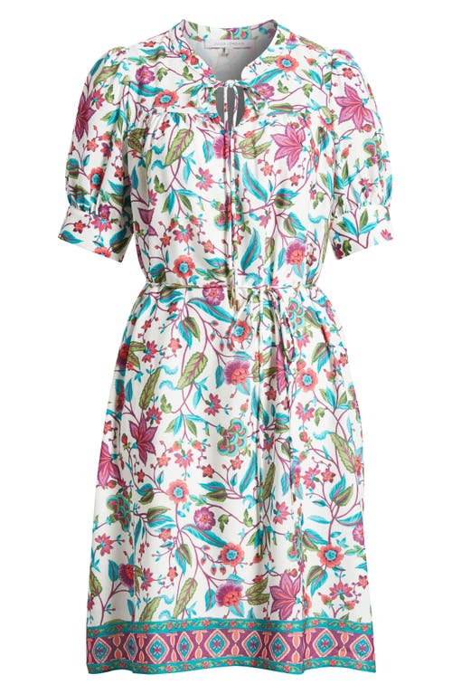 Julia Jordan Floral Print Short Sleeve Dress In Multi