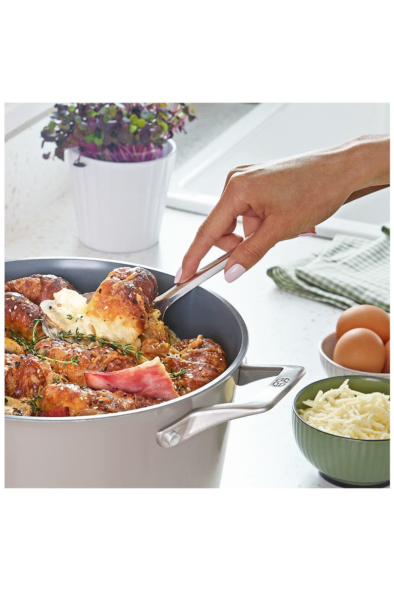 Premier Ceramic Nonstick 7-Quart Dutch Oven with Lid, Alternate, color, CREAM