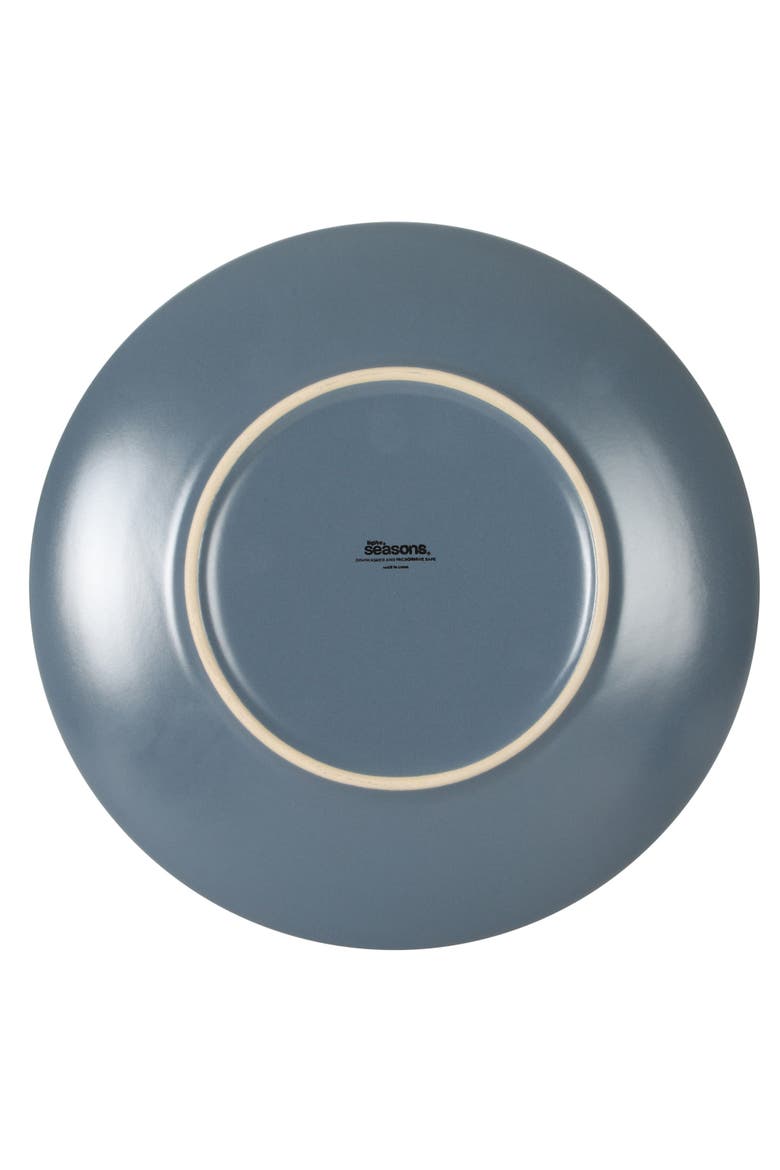 Oxford Blue 16-Piece Stoneware Dinnerware Set, Service for 4, Alternate, color, Echo blue