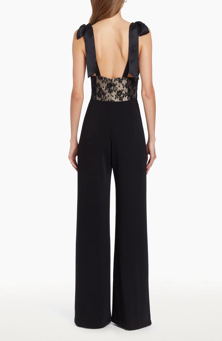 Amanda Uprichard Audrielle Wide-Leg Jumpsuit, Alternate, color,