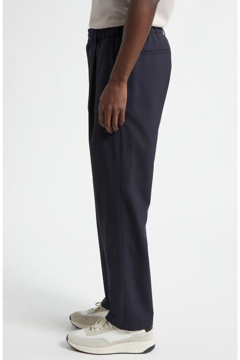 Regular Fit Light Stretch Woolly Pants, Alternate, color, NAVY