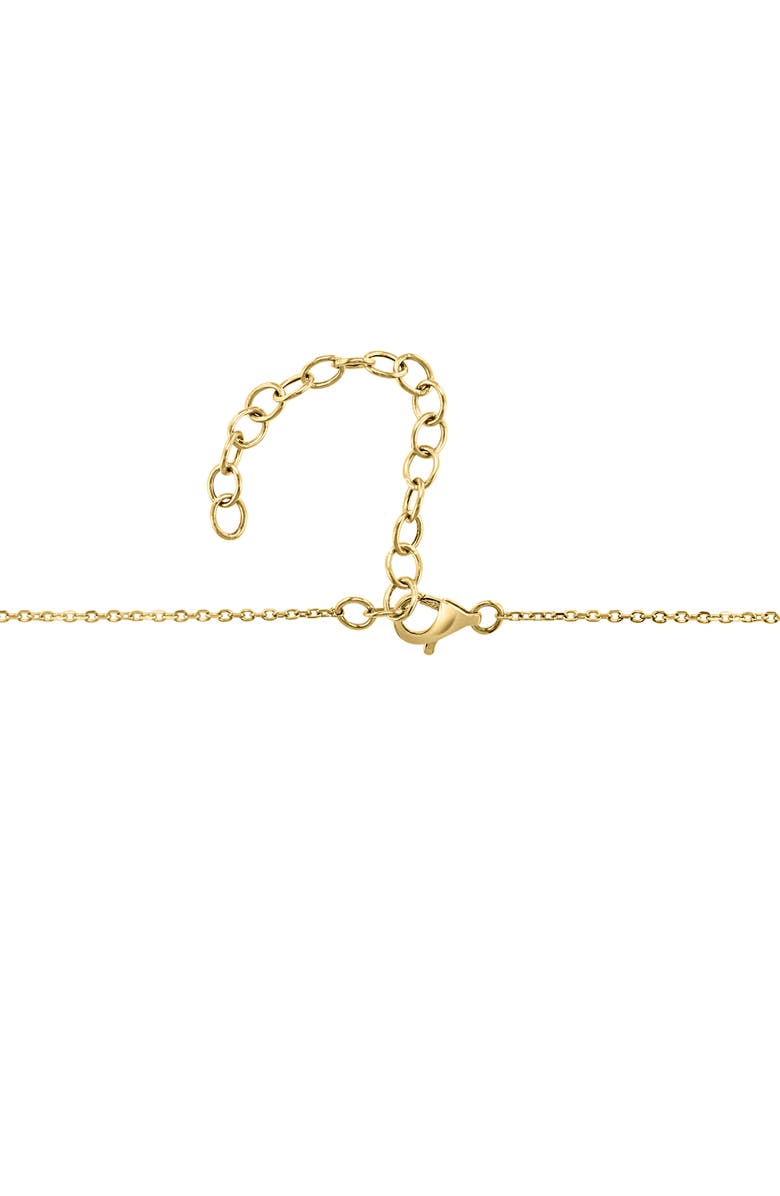 EFFY Diamond Station Necklace, Alternate, color, Silver/ 18K Gold/ Diamond