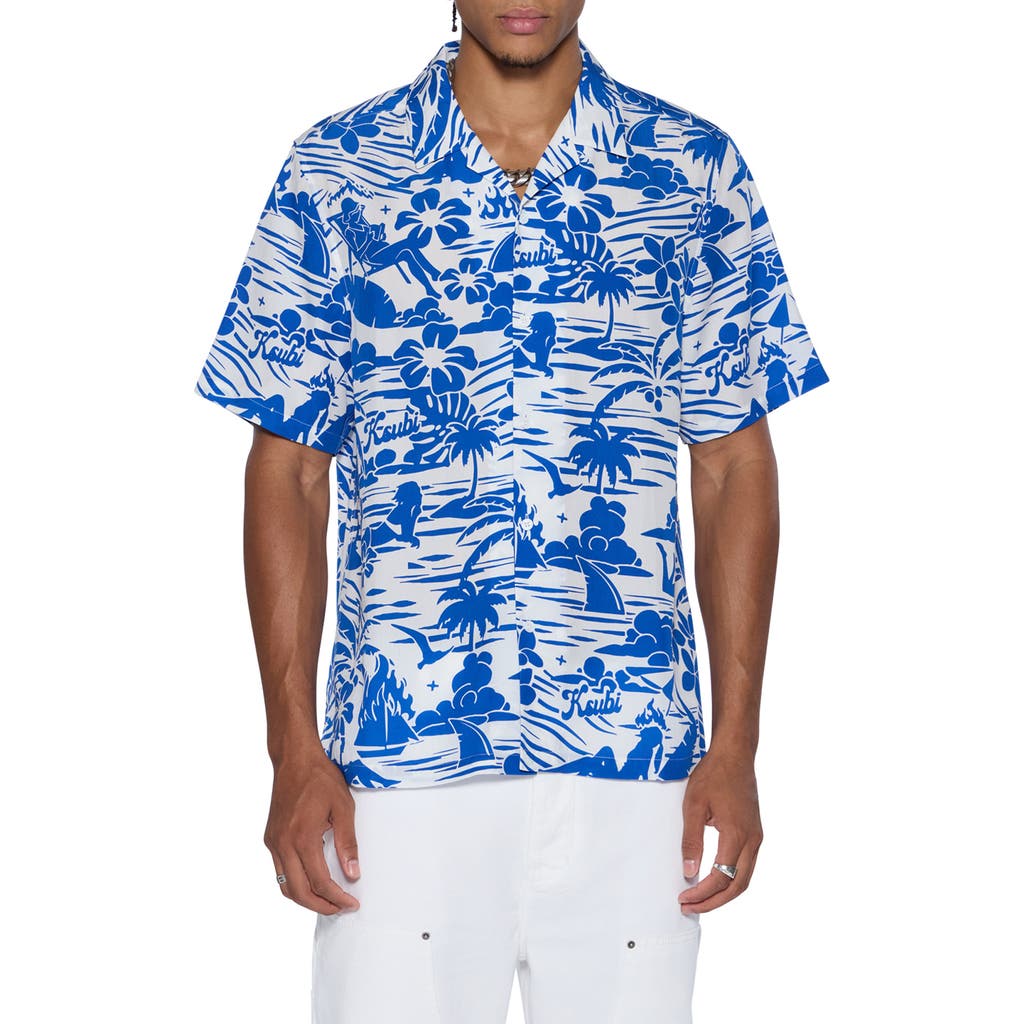 Ksubi Lagoon Print Camp Shirt In Multi