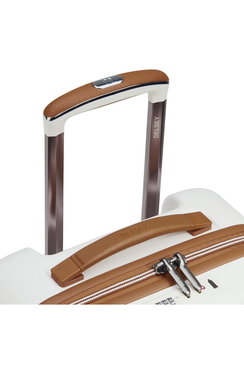 Delsey Paris Chatelet Air 2.0 Carry on 21 Inch Hardside Luggage with Spinner Wheels, Alternate, color, Angora