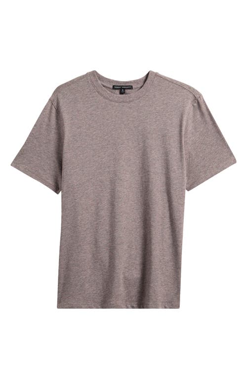 Robert Barakett Colson Mélange Stretch Pima Cotton T-shirt In Gray