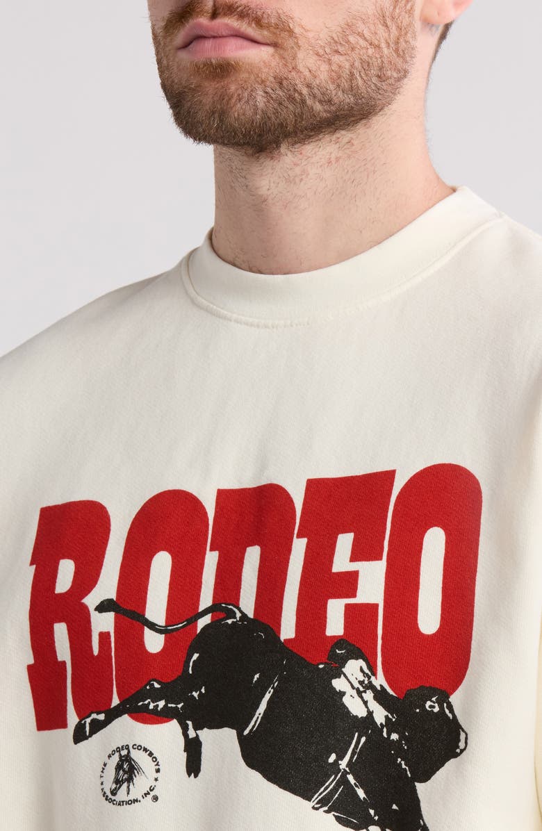 ONE OF THESE DAYS Go Rodeo Crewneck Sweatshirt, Alternate, color,